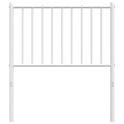Testiera di Ricambio in Metallo Bianco 80 cm