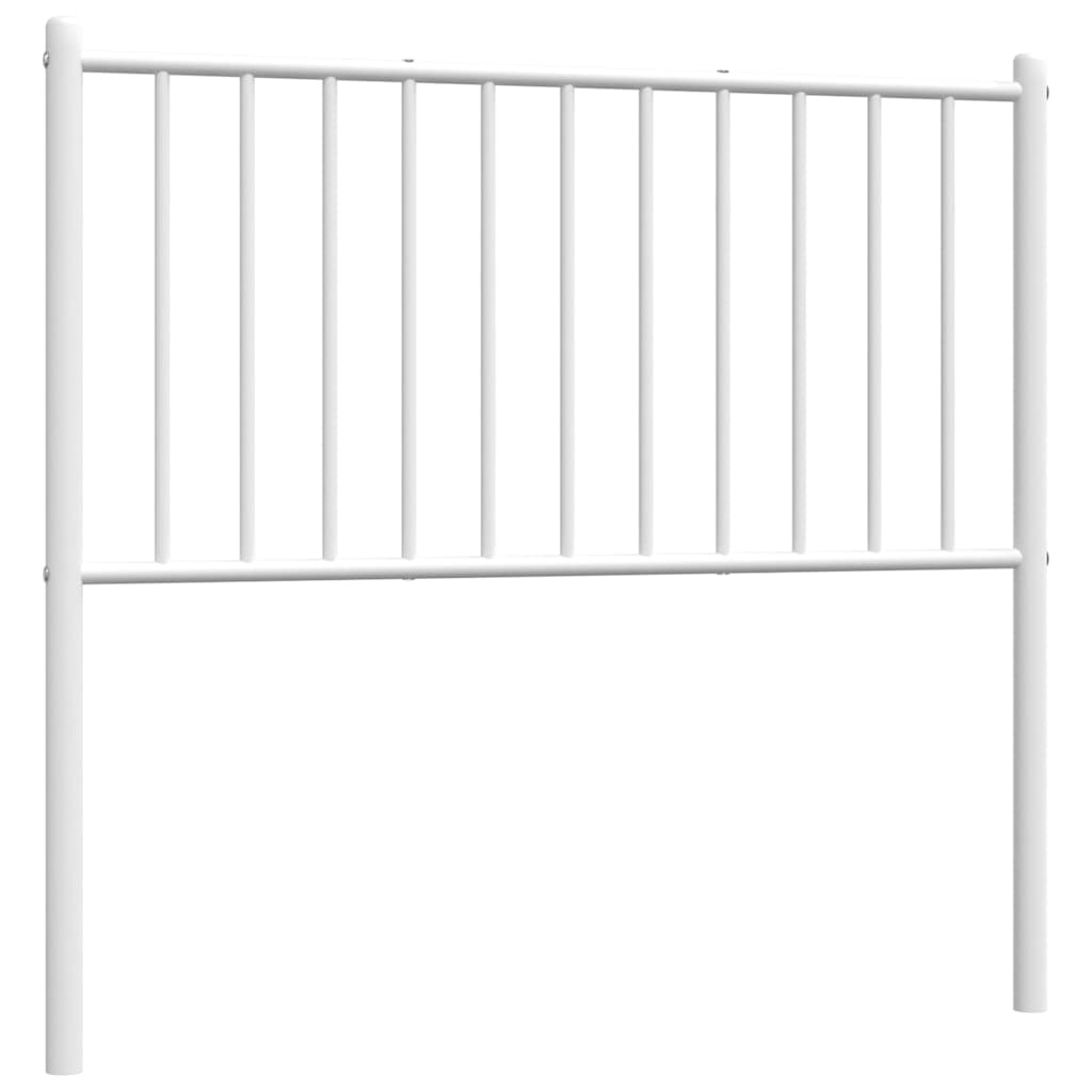 Testiera di Ricambio in Metallo Bianco 90 cm