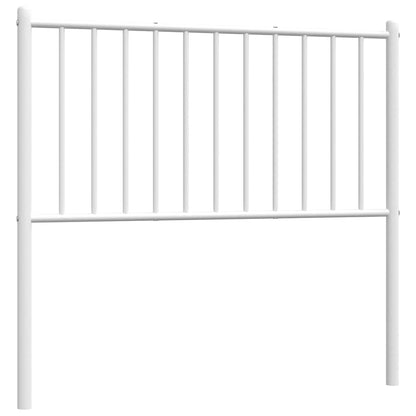 Testiera di Ricambio in Metallo Bianco 90 cm