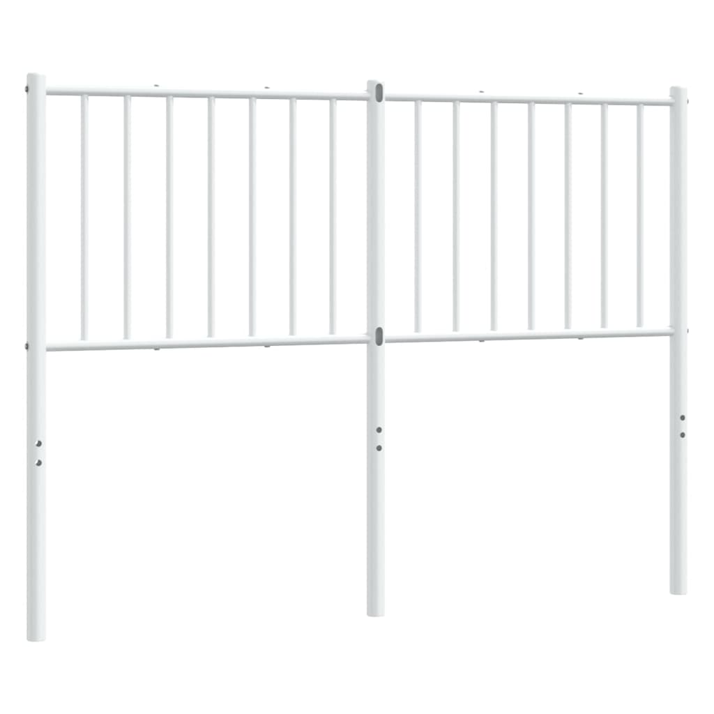 Testiera di Ricambio in Metallo Bianco 120 cm