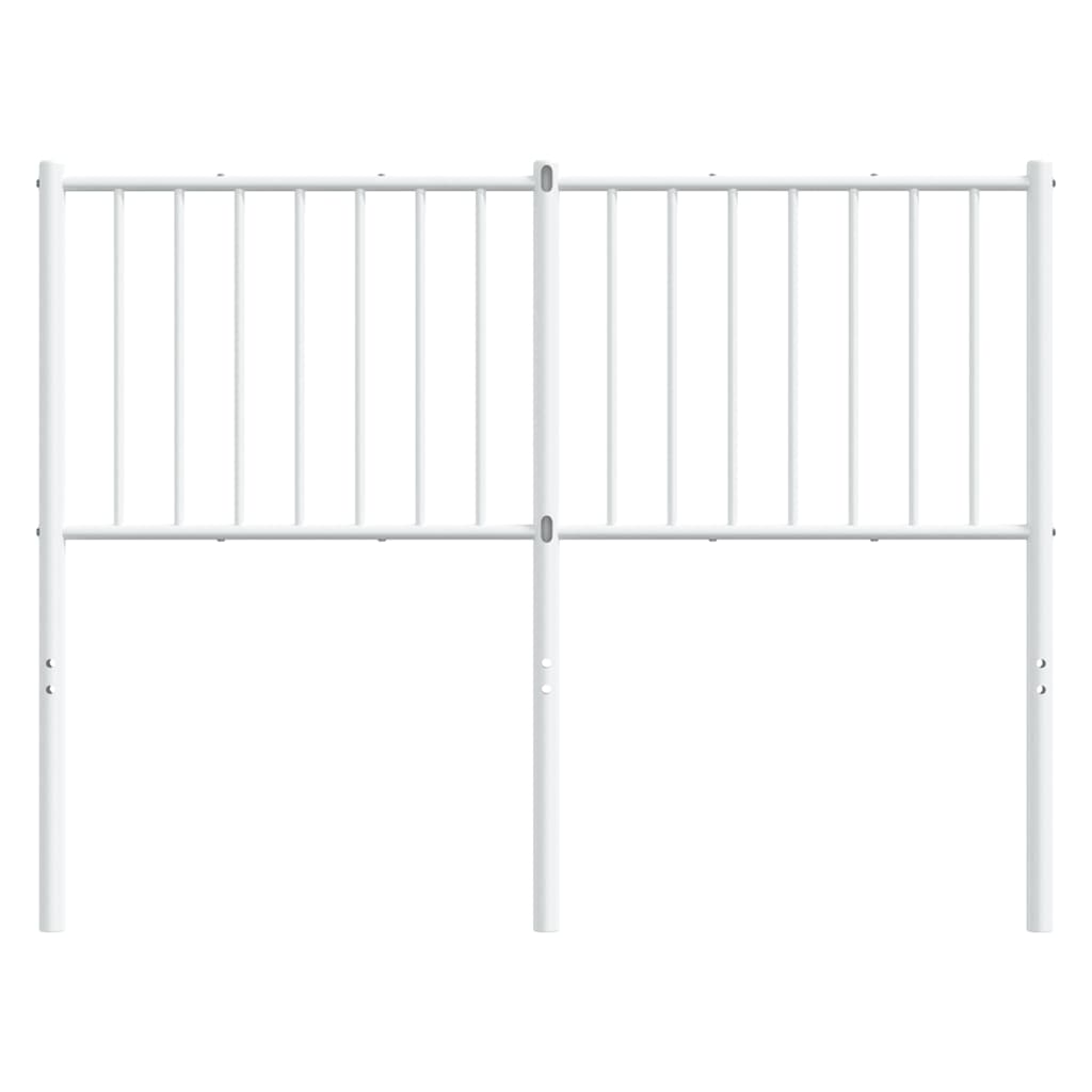 Testiera di Ricambio in Metallo Bianco 120 cm