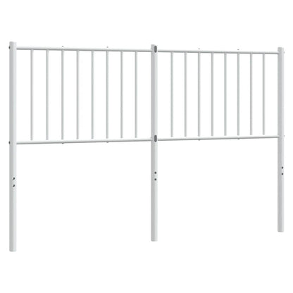 Testiera di Ricambio in Metallo Bianco 135 cm