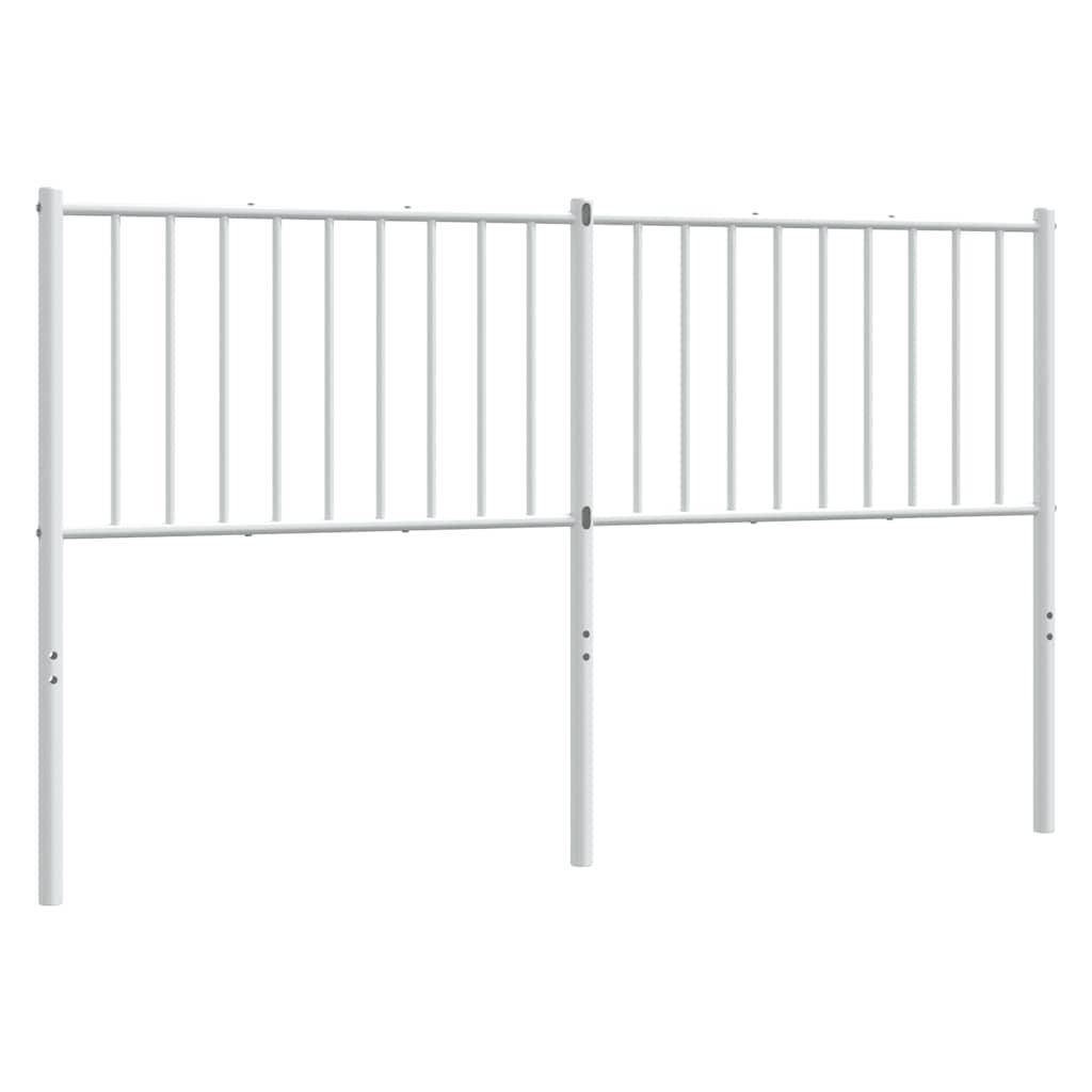 Testiera di Ricambio in Metallo Bianco 150 cm