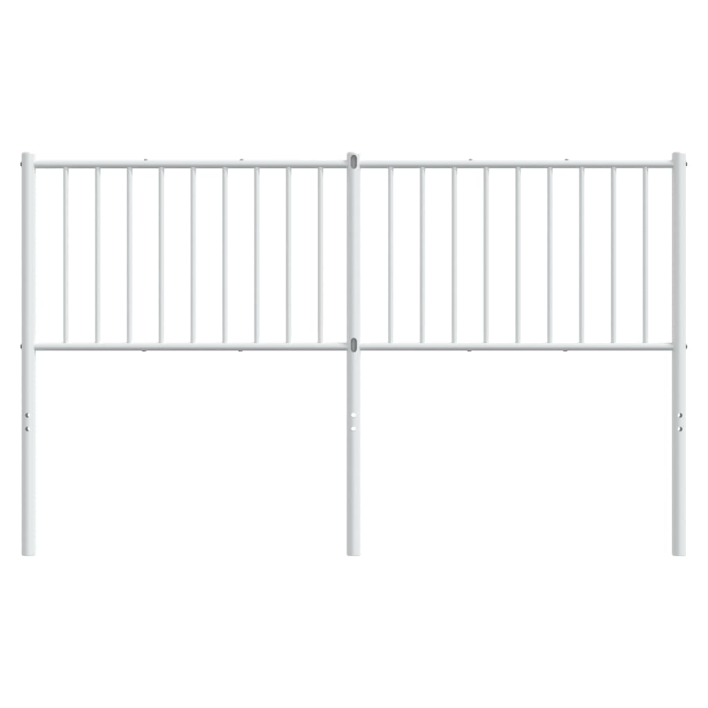 Testiera di Ricambio in Metallo Bianco 160 cm