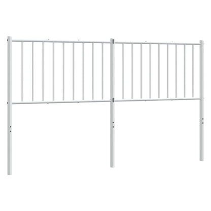 Testiera di Ricambio in Metallo Bianco 160 cm
