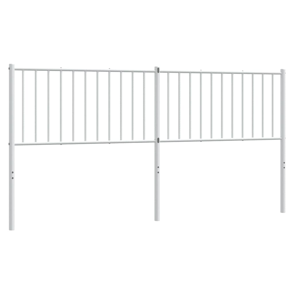 Testiera di Ricambio in Metallo Bianco 180 cm