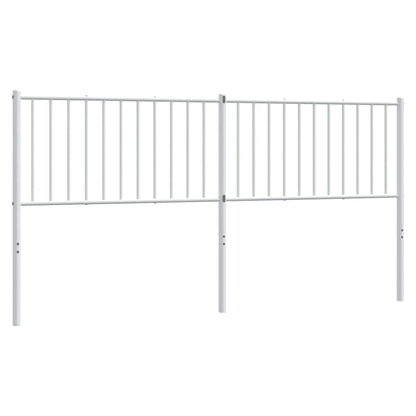 Testiera di Ricambio in Metallo Bianco 180 cm
