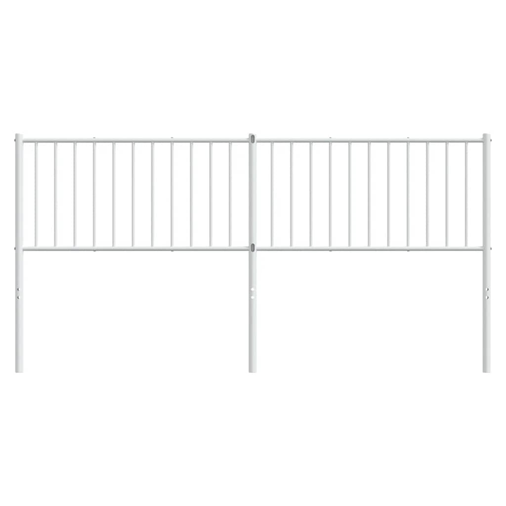 Testiera di Ricambio in Metallo Bianco 180 cm