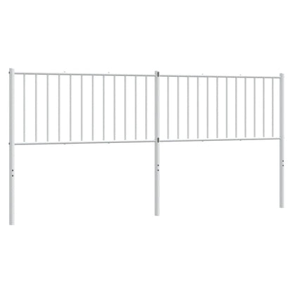 Testiera di Ricambio in Metallo Bianco 193 cm