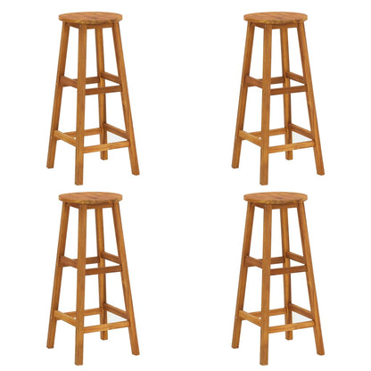 Set da Bar da Giardino 5 pz in Legno Massello di Acacia