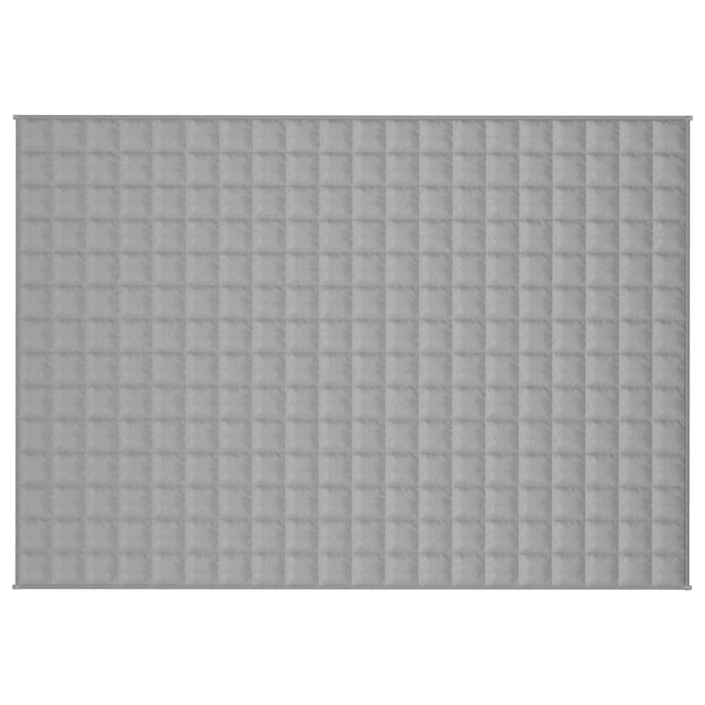 Coperta Ponderata Grigia 137x200 cm 6 kg Tessuto