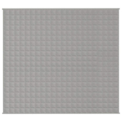 Coperta Ponderata Grigia 200x220 cm 13 kg Tessuto