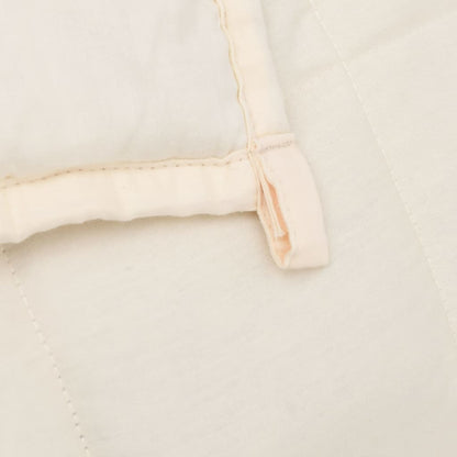 Coperta Ponderata Crema Chiaro 135x200 cm 6 kg Tessuto