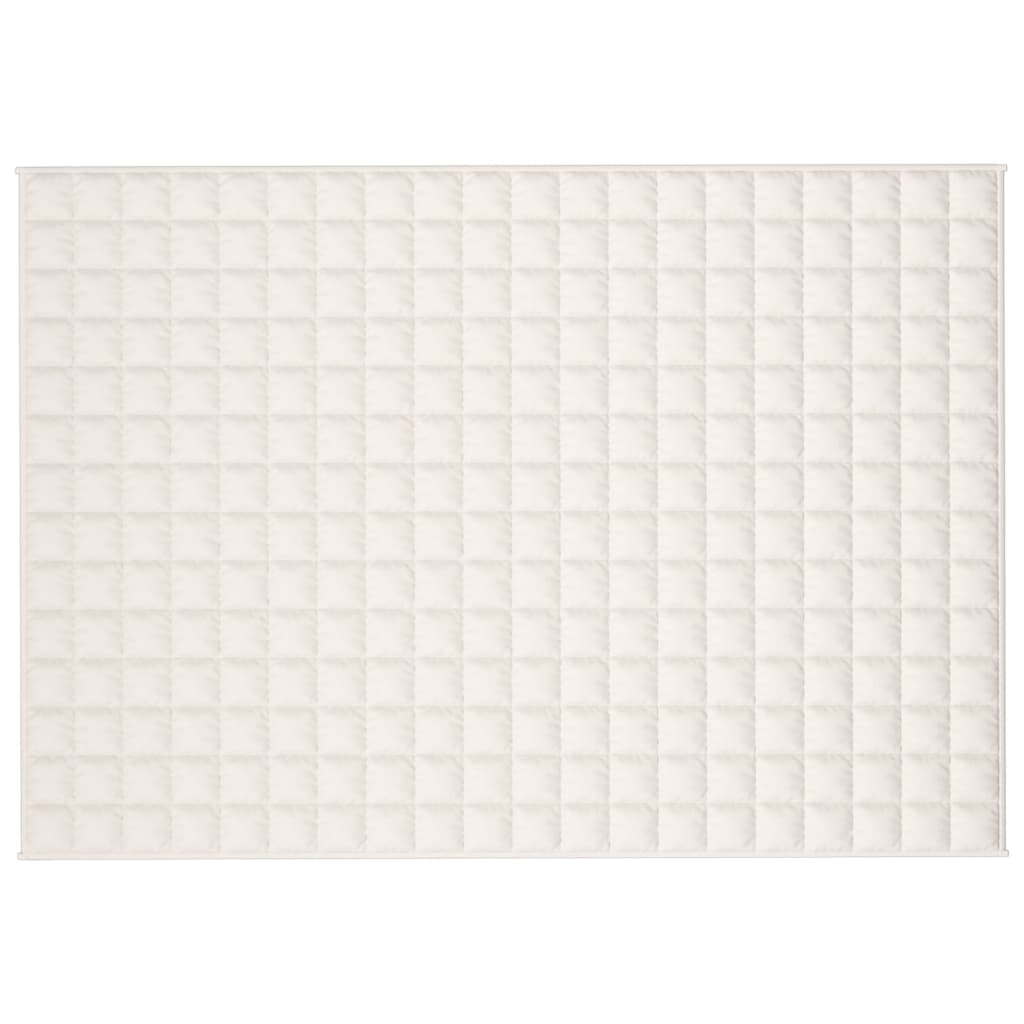 Coperta Ponderata Crema Chiaro 135x200 cm 10 kg Tessuto