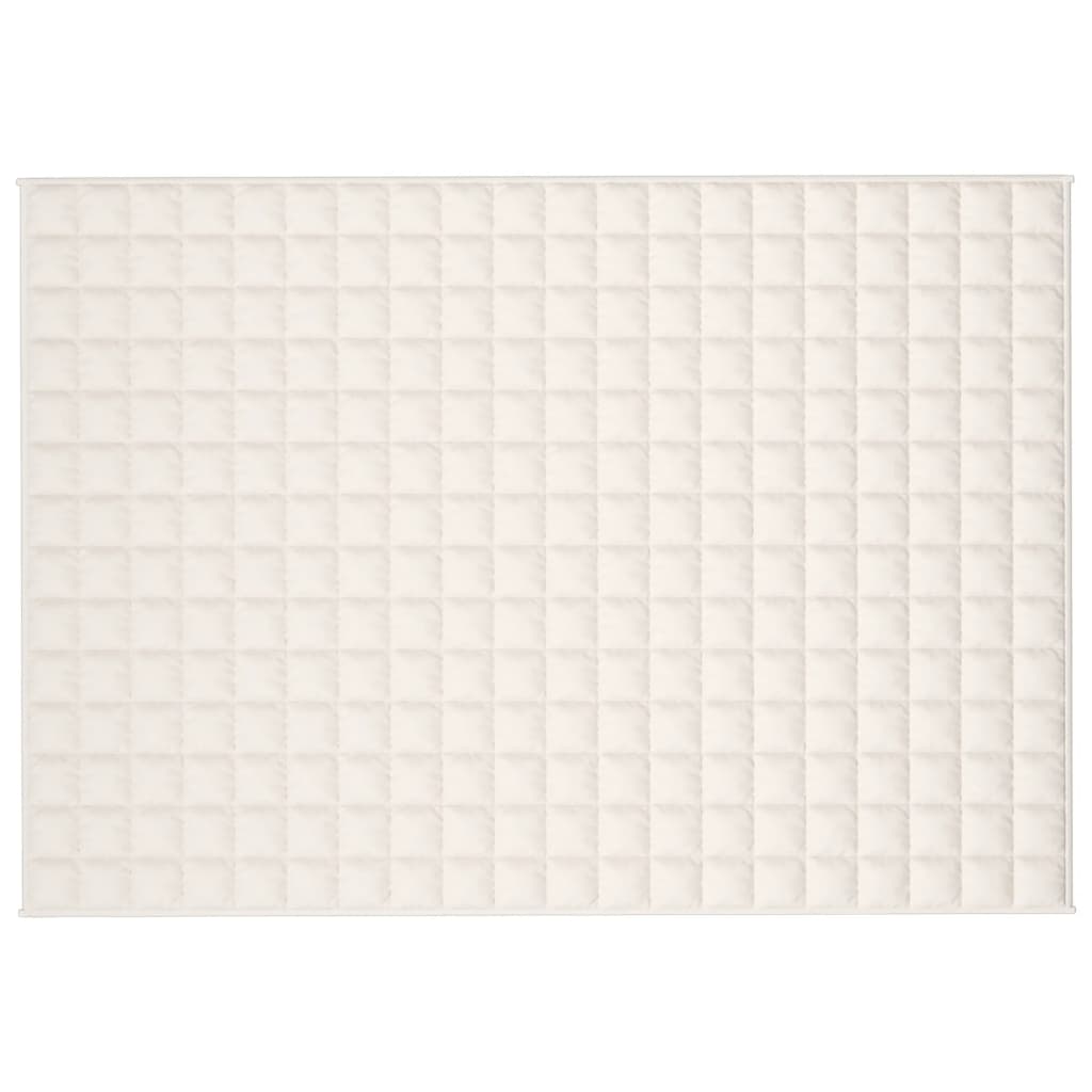 Coperta Ponderata Crema Chiaro 137x200 cm 10 kg Tessuto