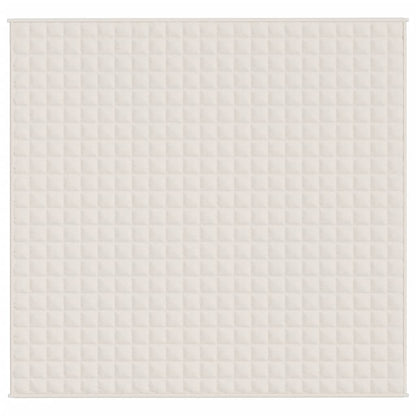 Coperta Ponderata Crema Chiaro 220x240 cm 11 kg Tessuto
