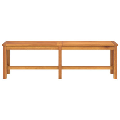 Panca da Giardino 150x35x45 cm in Legno Massello di Acacia