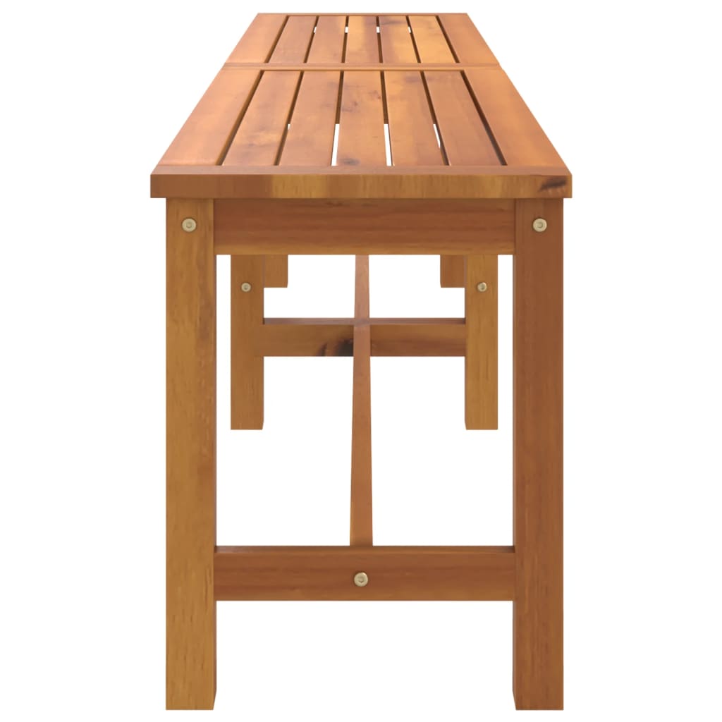 Panca da Giardino 180x35x45 cm in Legno Massello di Acacia