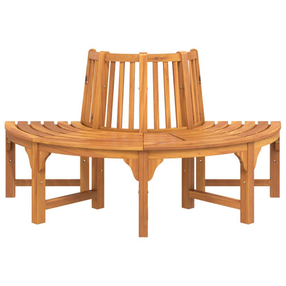 Panchina Albero Semi Circolare Ã˜160 Legno Massello di Eucalipto