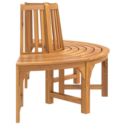 Panchina Albero Semi Circolare Ã˜160 Legno Massello di Eucalipto