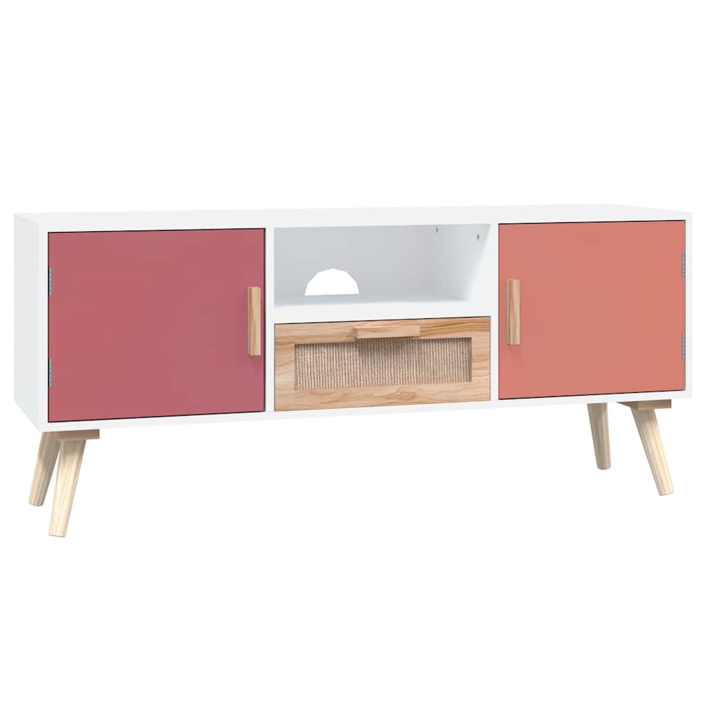 Mobile Porta TV con Ante 105x30x45 cm in Legno Multistrato