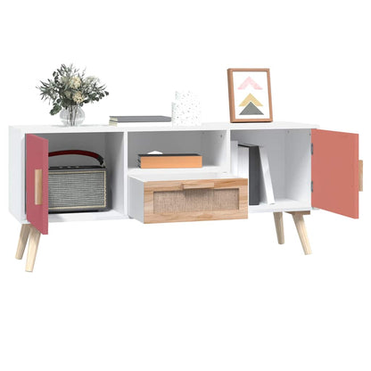 Mobile Porta TV con Ante 105x30x45 cm in Legno Multistrato