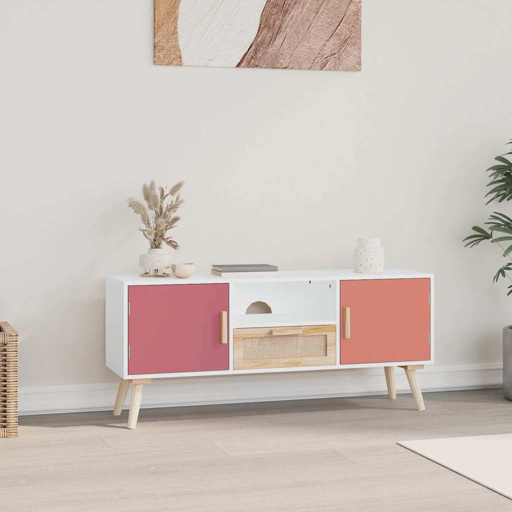 Mobile Porta TV con Ante 105x30x45 cm in Legno Multistrato