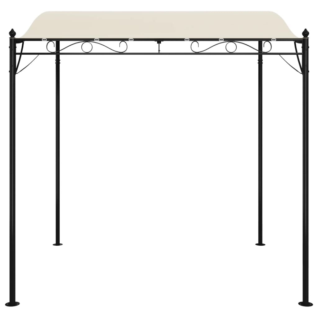 Tettoia Crema 2x2,3 m 180 g/mÃ‚Â² Tessuto e Acciaio