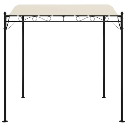 Tettoia Crema 2x2,3 m 180 g/mÃ‚Â² Tessuto e Acciaio