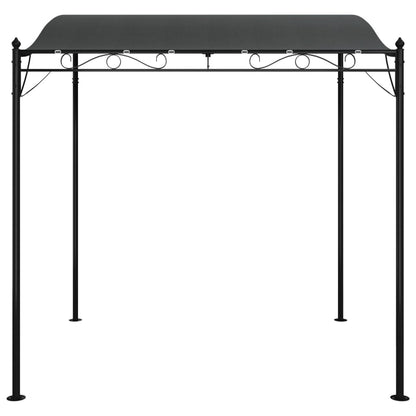 Tettoia Antracite 2x2,3 m 180 g/mÃƒâ€šÃ‚Â² Tessuto e Acciaio