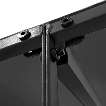 Tettoia Antracite 2x2,3 m 180 g/mÃƒâ€šÃ‚Â² Tessuto e Acciaio