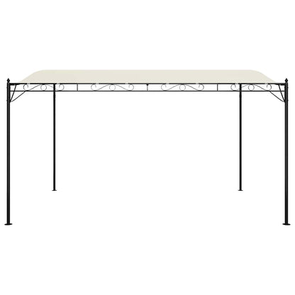 Tettoia Crema 4x3 m 180 g/mÃ‚Â² Tessuto e Acciaio