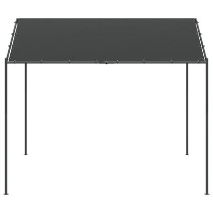 Tenda a Baldacchino Antracite 3x3 m in Acciaio e Tessuto