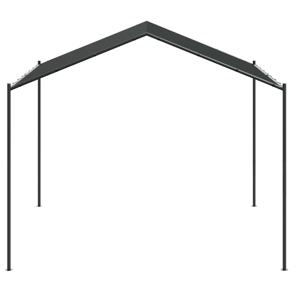 Tenda a Baldacchino Antracite 3x3 m in Acciaio e Tessuto