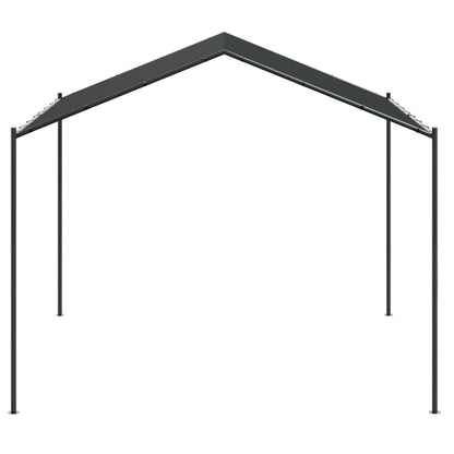 Tenda a Baldacchino Antracite 3x3 m in Acciaio e Tessuto