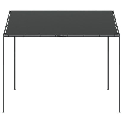 Tenda a Baldacchino Antracite 4x4 m in Acciaio e Tessuto