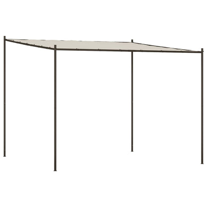 Gazebo Bianco 3x3 m 180 g/mÂ² Tessuto e Acciaio