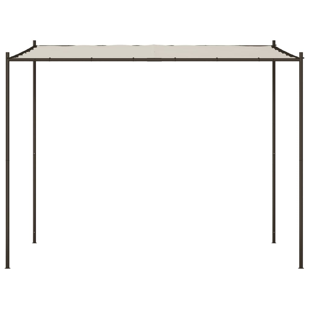 Gazebo Bianco 3x3 m 180 g/mÂ² Tessuto e Acciaio