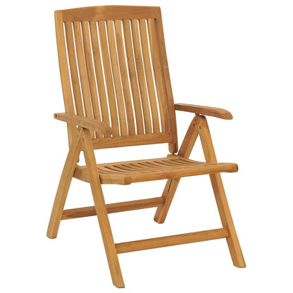 Sedie da Giardino Reclinabili 6 pz in Legno Massello di Teak