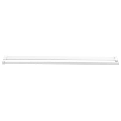 Mensola Doccia per Parete Doccia Walk-in Bianca 115cm Alluminio