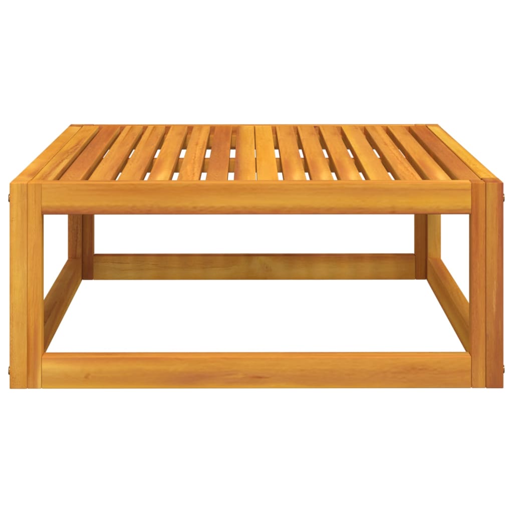 Tavolino da Salotto 68x68x29 cm in Legno Massello di Acacia