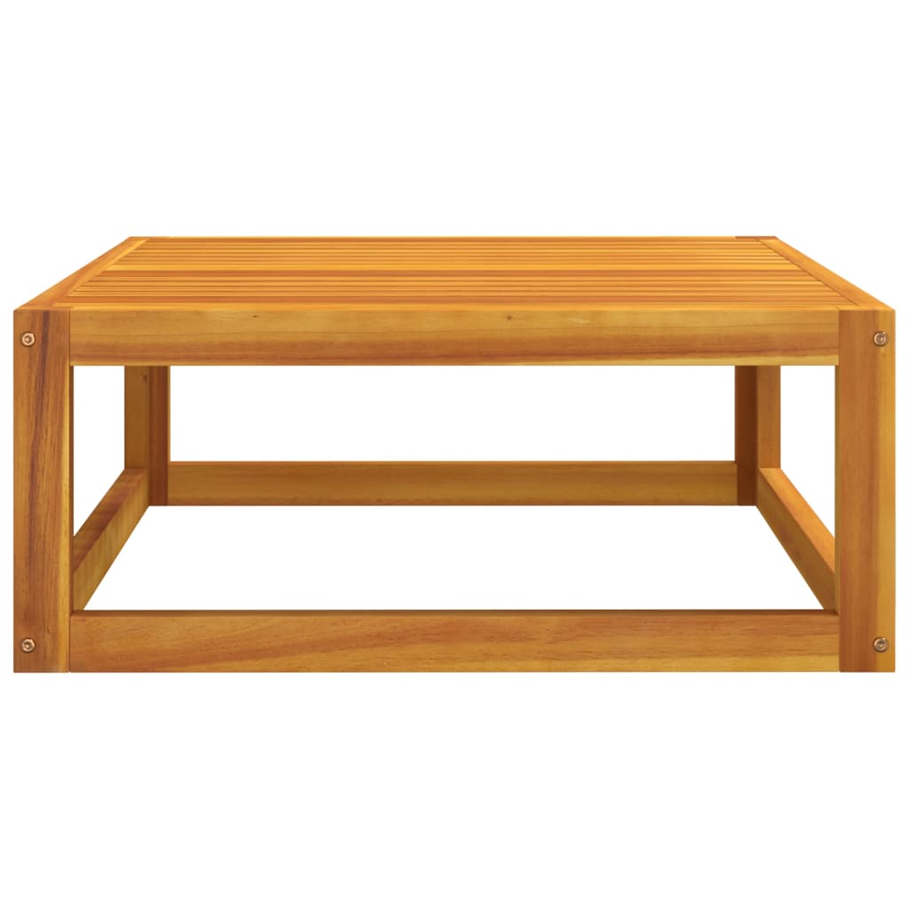 Tavolino da Salotto 68x68x29 cm in Legno Massello di Acacia