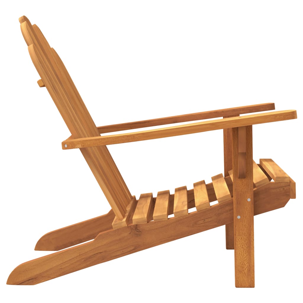 Sedia Adirondack da Giardino 79x95x92 cm Legno Massello di Teak