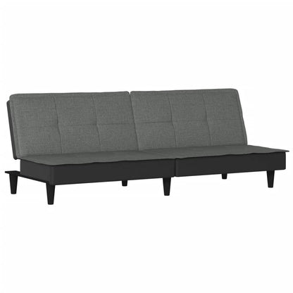 Divano Letto Grigio Scuro in Tessuto