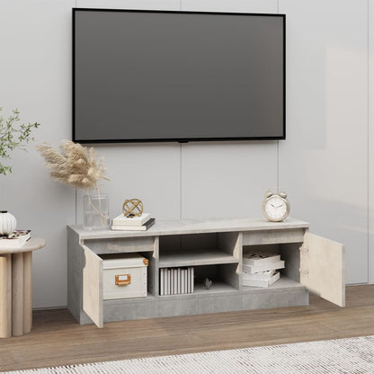 Mobile Porta TV con Anta Grigio Cemento 102x30x36 cm