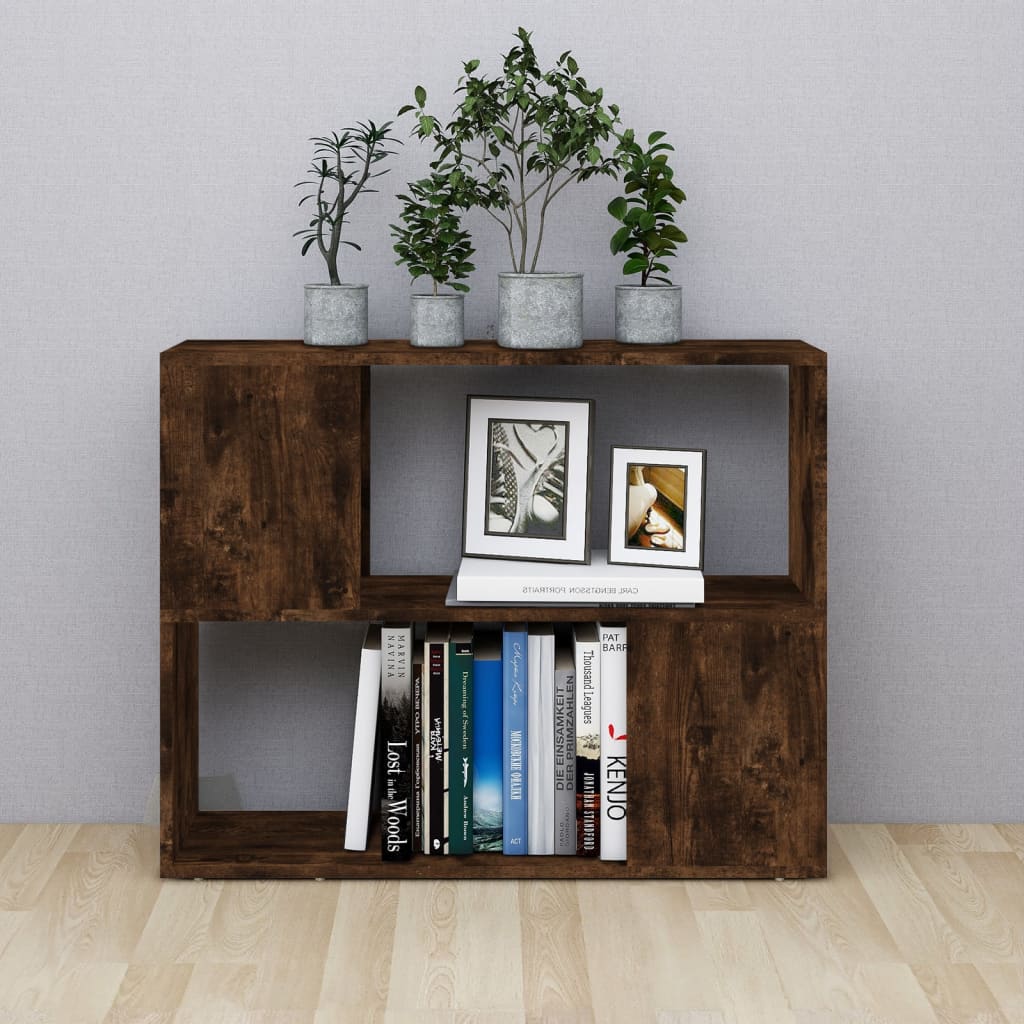 Libreria/Divisorio Rovere Fumo 80x24x63 cm