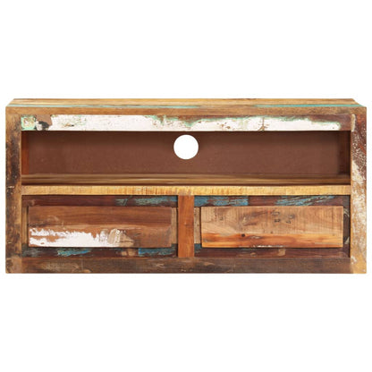 Mobili Porta TV 2pz 88x30x40 cm in Legno Massello di Recupero