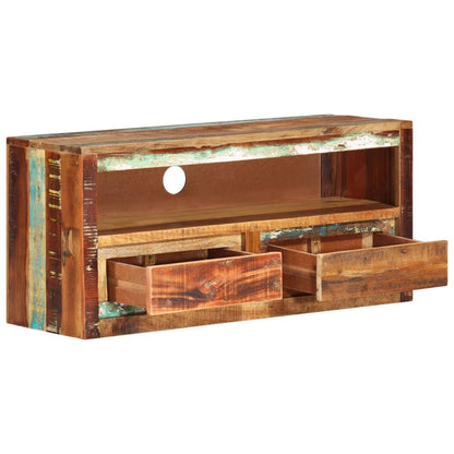 Mobili Porta TV 2pz 88x30x40 cm in Legno Massello di Recupero