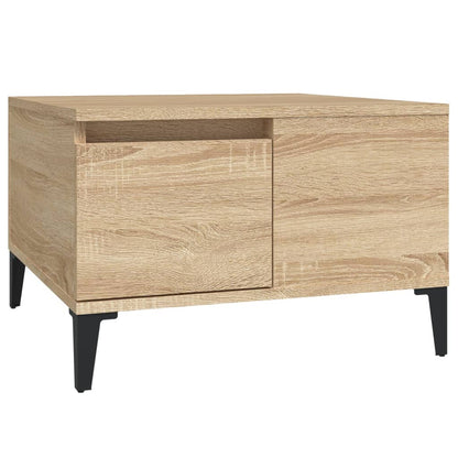 Tavolino Salotto Rovere Sonoma 55x55x36,5 cm Legno Multistrato