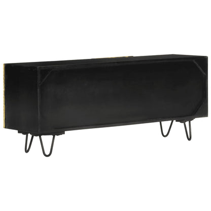 Mobile Porta TV 110x30x45 cm in Legno Massello di Mango